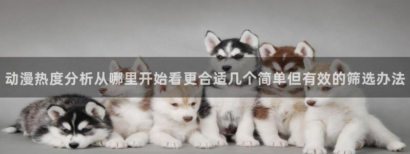 当年香蕉成熟时：动漫热度分析从哪里开始看更合适几个简单但有效的筛选办法配图